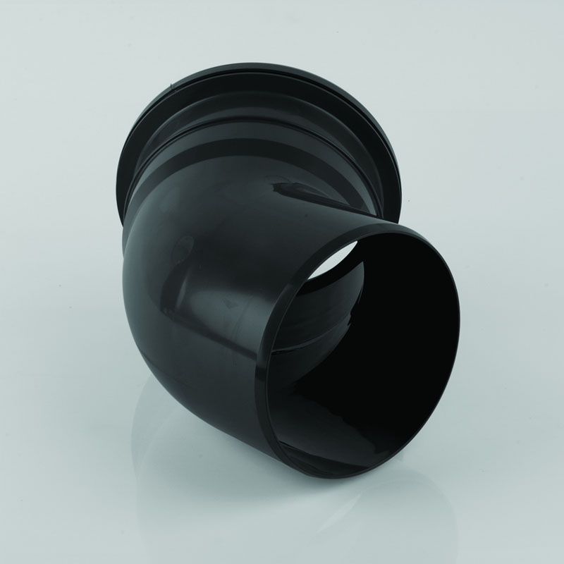 Brett Martin Soil 160mm 135 Deg S/sckt Bend - Black (BR610B)