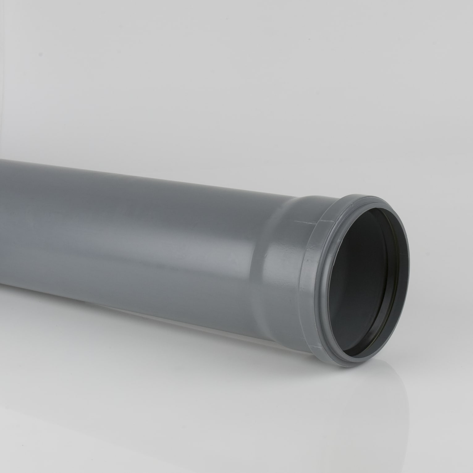Brett Martin Soil 160mm Single Socket Pipe 3M - Grey (BS623G)