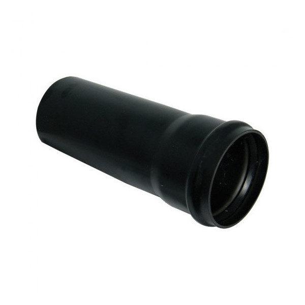 Plumin 6" Push-Fit Soil Pipe Black - 3M