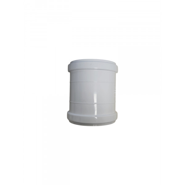 Plumin 4" Soil Double-Socket Coupler - White