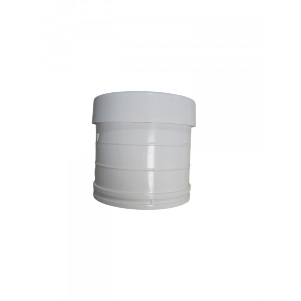 Plumin 4" Soil Single-Socket Coupler - White