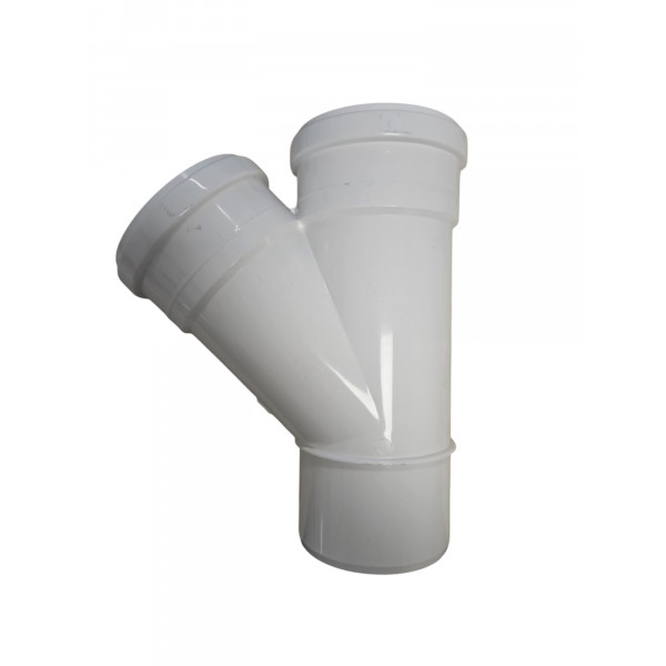 Plumin 4" Soil 45° Branch - White