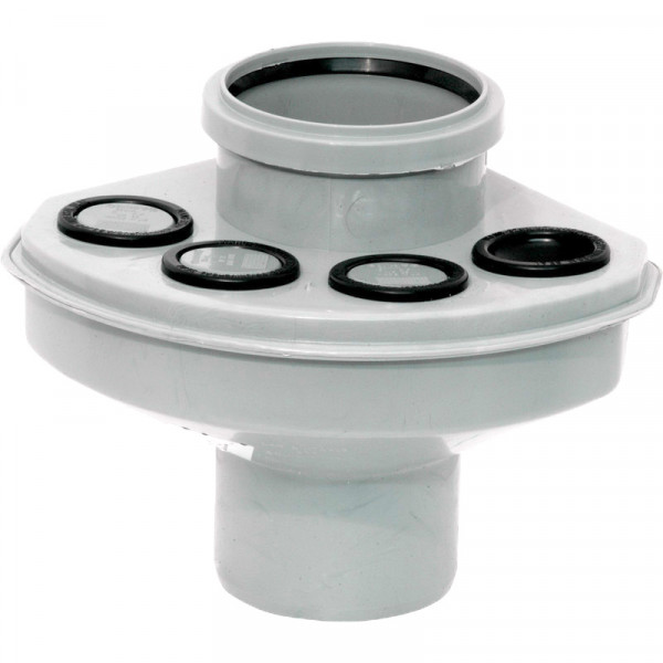 Plumin 4" Soil Manifold - White