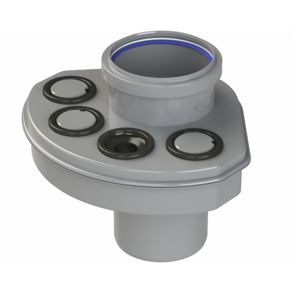 Polypipe Univ Soil Manifold 4in/110mm (MAN 5)