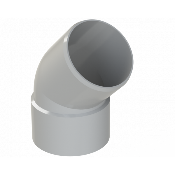 Polypipe R/seal Offset Bend 3in/82mm 135 Deg - Grey (SB304G)