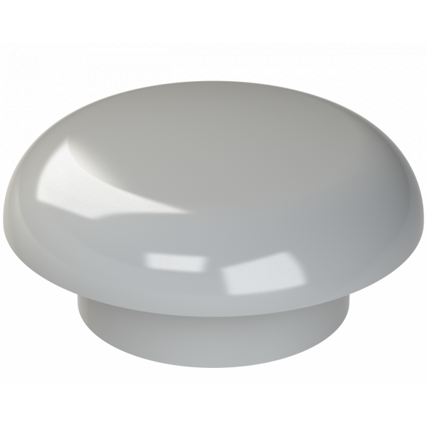 Polypipe Univ Vent Cowl 4in/110mm - Grey (SCV40G)
