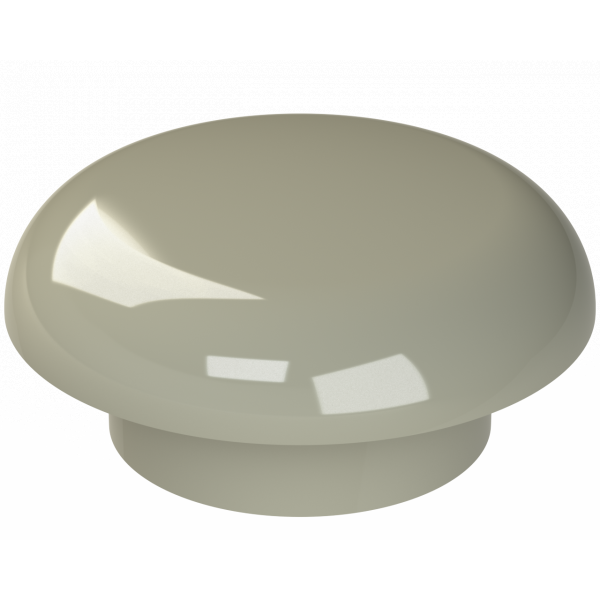 Polypipe Univ Vent Cowl 4in/110mm Solvent - Grey (SCV40SG)