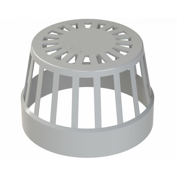 Polypipe Univ Vent Terminal 6in/160mm - Grey (SV62G)