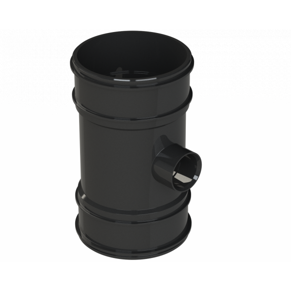 Polypipe S2000 Single Boss Pipe 4in/110mm 32mm - Black (BP420B)