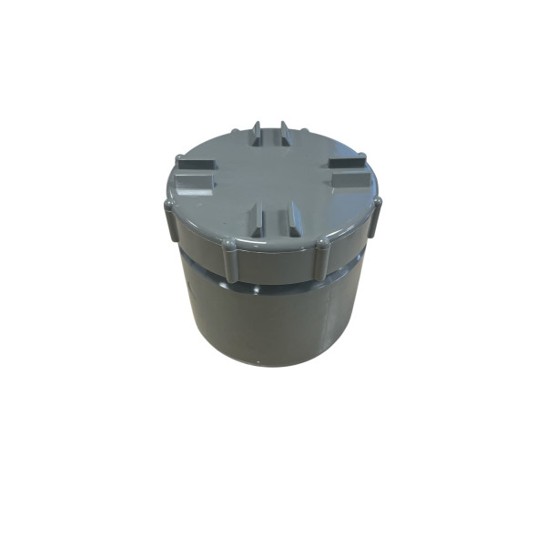 Plumin Solvent Soil Access Plug - Grey
