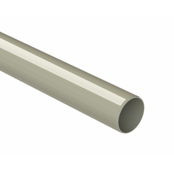 Polypipe Solvent Plain End Pipe 3in/82mm 3M - Grey (P330SG)