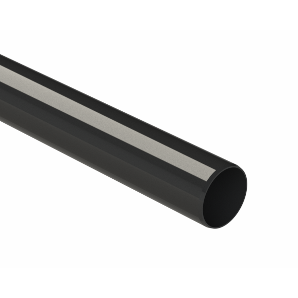 Polypipe R/seal Plain End Pipe 4in/110mm 4M - Black (P440B)