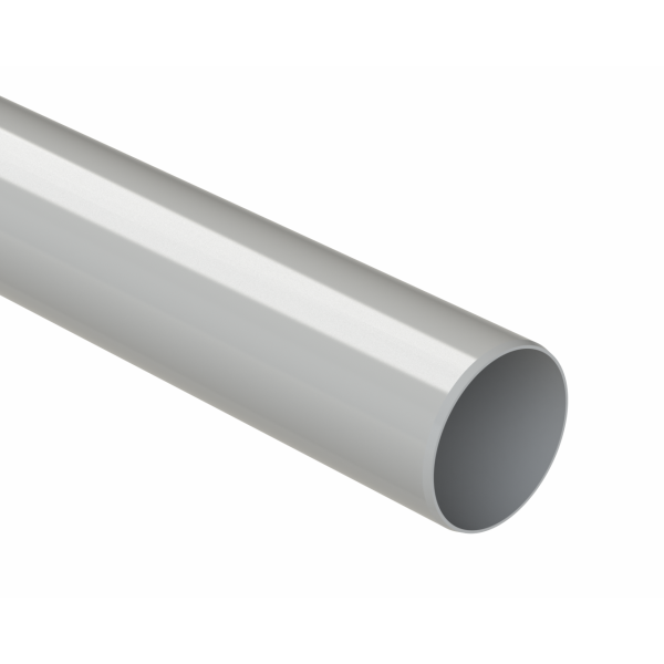 Polypipe R/seal Plain End Pipe 4in/110mm 4M - Grey (P440G)