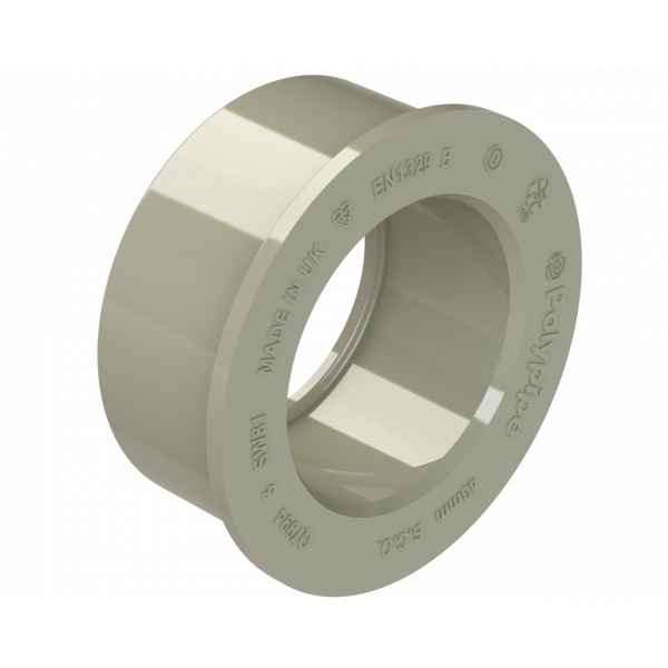 Polypipe Solvent Boss Adaptor 40mm Solvent - Grey (SW81SG)