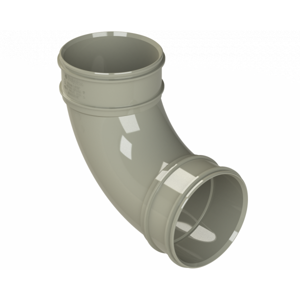 Polypipe S2000 Bend (2xsckt) 4in/110mm 92.5DEG S/g (SWB22SG)