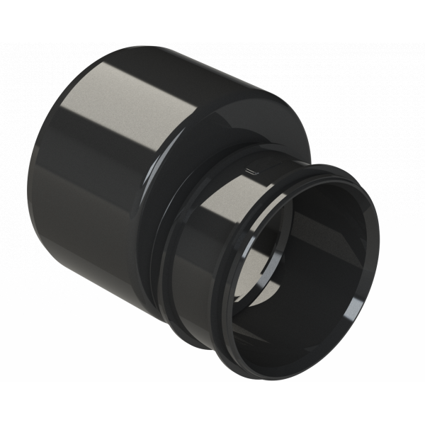 Polypipe S2000 Reducer 4in/110mm - 82mm - Black (SWD96B)