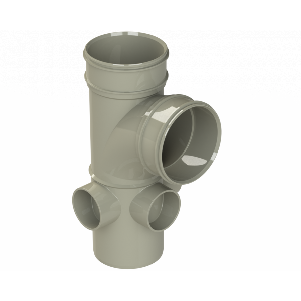 Polypipe Solvent Soil 110mm 3 Boss Spigot Base Sg (SWTE50SG)