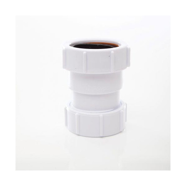 Polypipe Univ Reducer 40mm Reduces To 32mm - White (PS38)