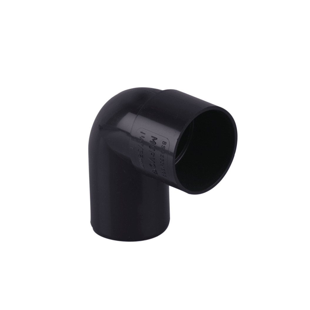 Brett Martin MUPVC Solvent Weld Waste 40mm Conv Bend - Black (W2210B)