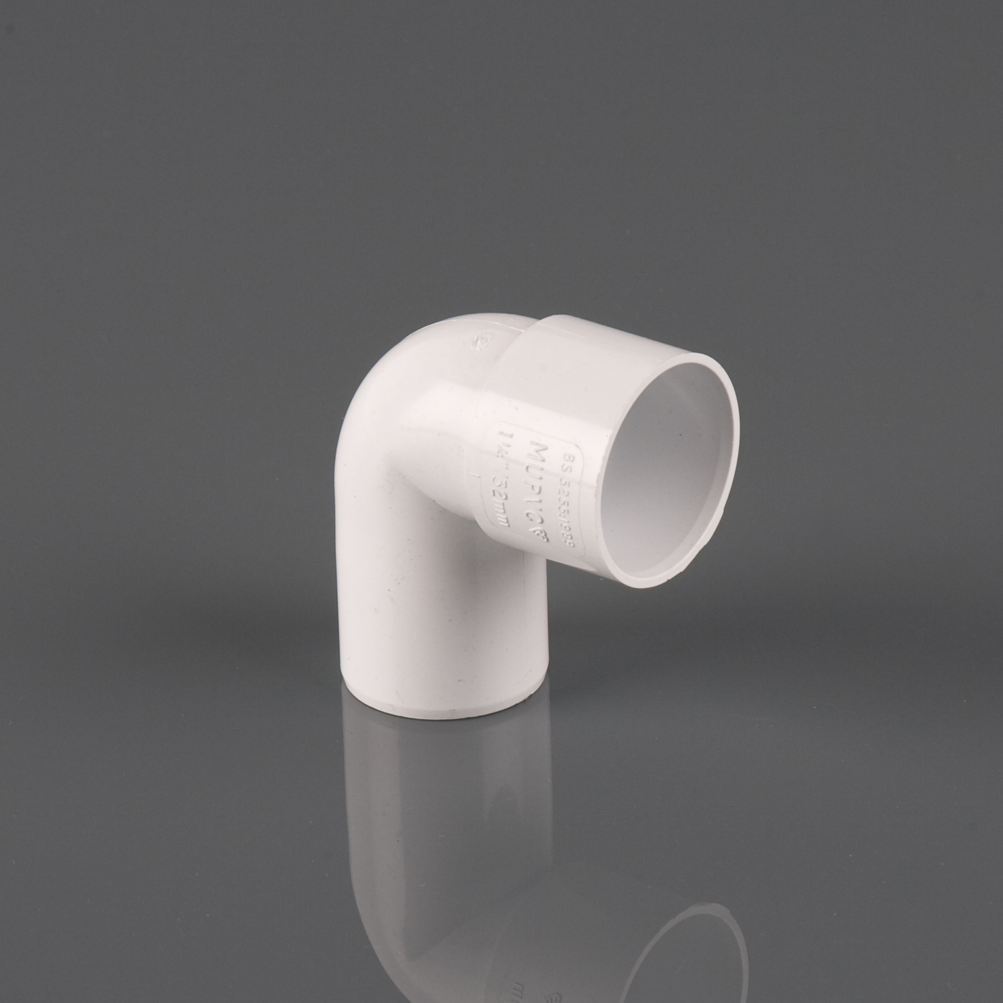 Brett Martin MUPVC Solvent Weld Waste 40mm Conv Bend - White (W2210W)