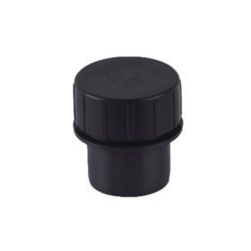 Brett Martin MUPVC Solvent Weld Waste 50mm Access Stop End Plug - Black (W3190B)