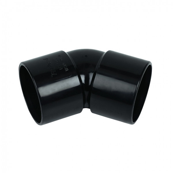 Plumin Solvent Waste 45° Bend - 32mm - Black