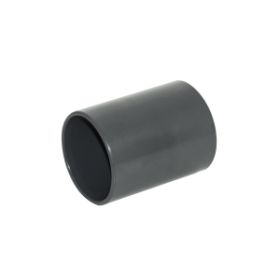 Floplast 32mm - 1¼in Straight Coupling Solvent - Anthracite Grey (WS07AG)