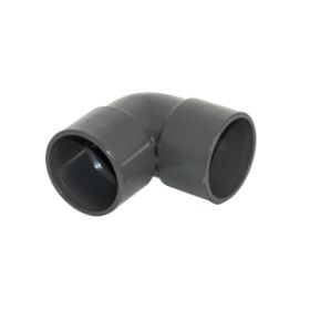 Floplast 32mm - 1¼in 90 ° Knuckle Bend Solvent - Anthracite Grey (WS10AG)