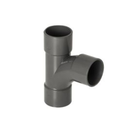 Floplast 50mm - 2in 87.5 ° Swept Tee Solvent - Grey (WS24G)