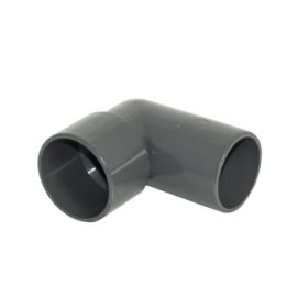 Floplast 32mm - 1¼in 90 ° Conversion Bend Solvent - Anthracite Grey (WS26AG)