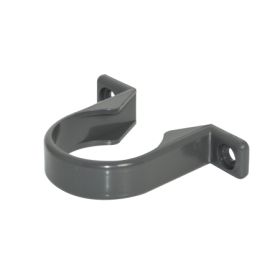 Floplast 32mm - 1¼in Pipe Clip Solvent - Anthracite Grey (WS34AG)
