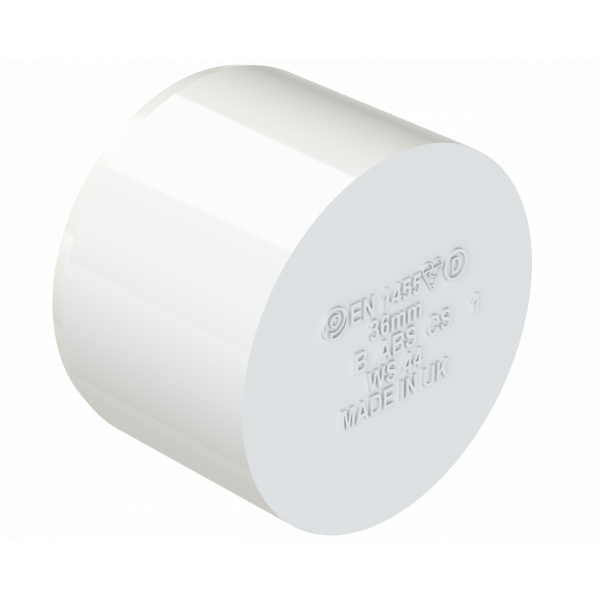 Polypipe S/weld Socket Plug 32mm - White (WS44W)