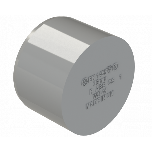 Polypipe S/weld Socket Plug 40mm - Grey (WS45G)