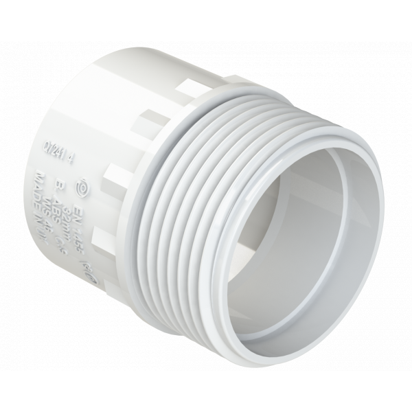 Polypipe S/weld Adaptor 32mm - White (WS46W)