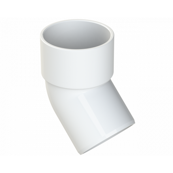 Polypipe S/weld Spigot Bend 45DEG 40mm - White (WS49W)