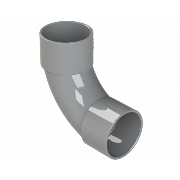 Polypipe S/weld Swept Bend 92.5DEG 50mm - Grey (WS52G)