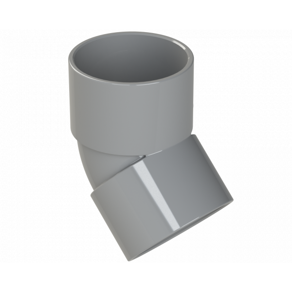 Polypipe S/weld Obtuse Bend 45DEG 50mm - Grey (WS54G)