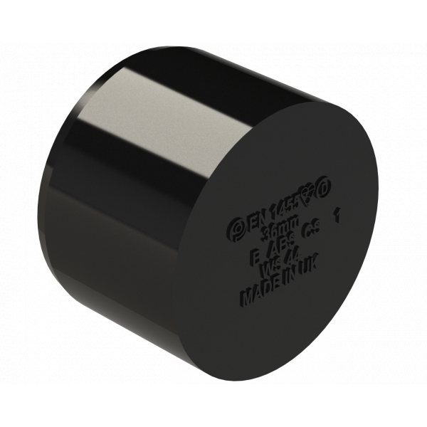 Polypipe S/weld Socket Plug 50mm - Black (WS55B)
