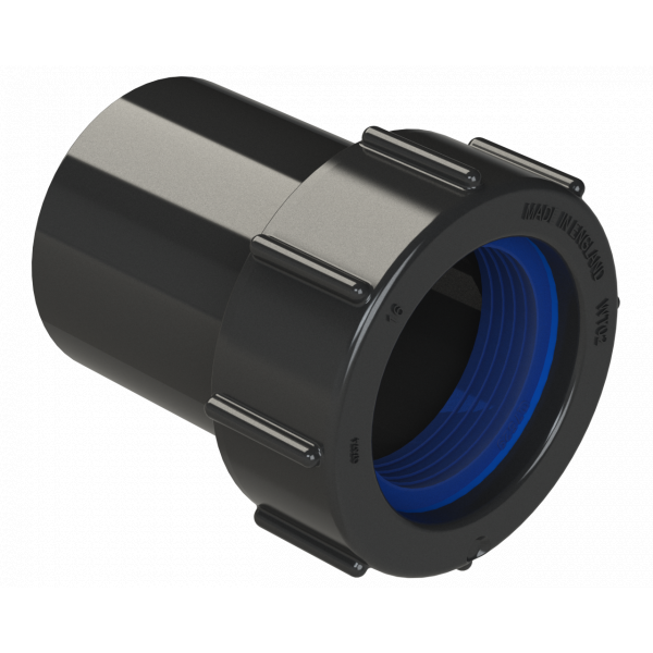 Polypipe S/weld Expansion Coupling 50mm - Black (WS63B)